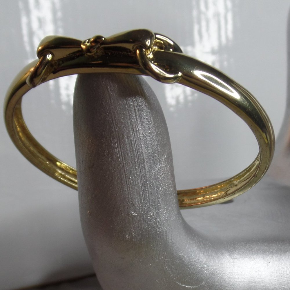 Gold tone Horsebit Bracelet